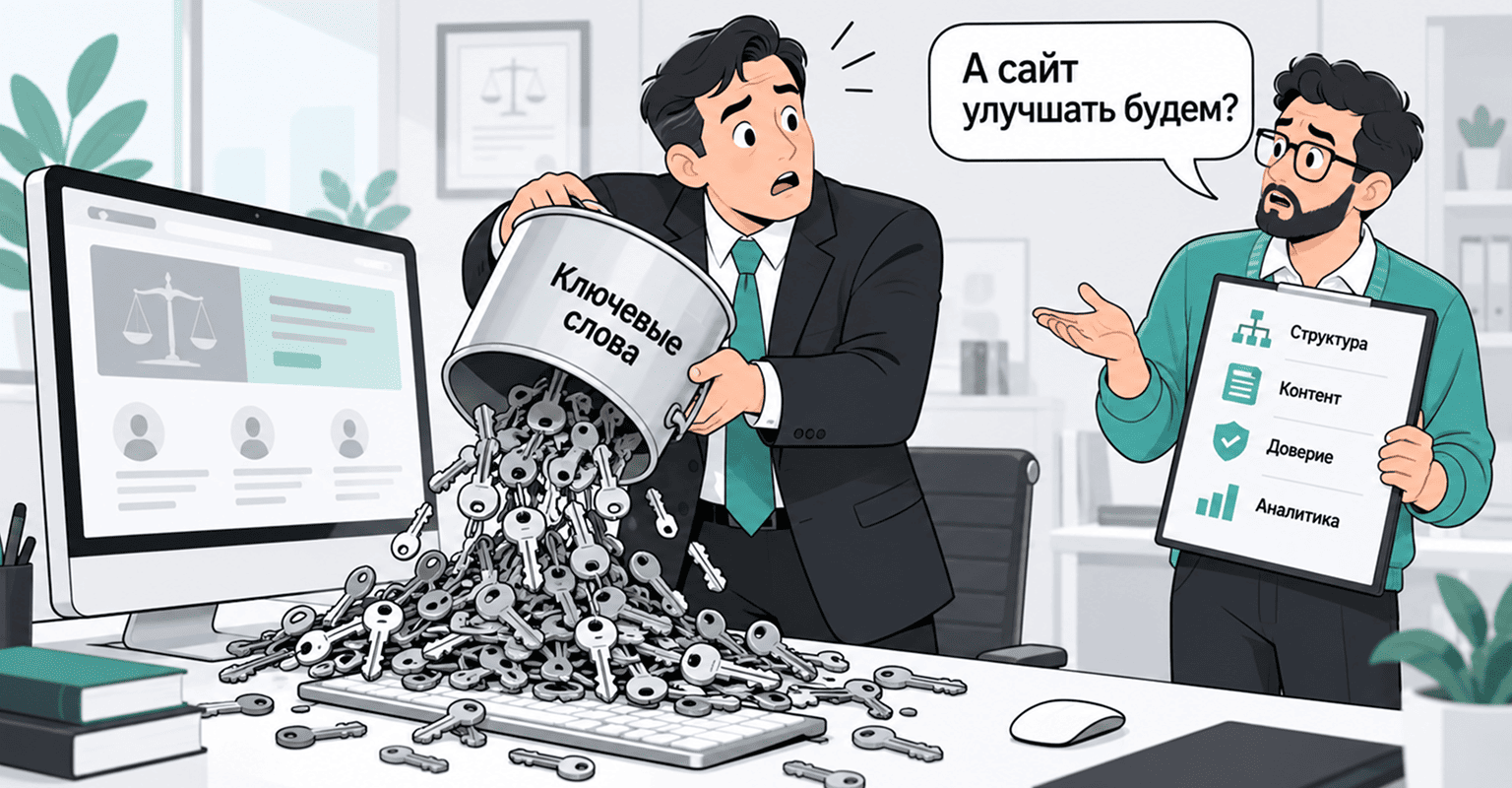 Стратегия SEO-продвижения юридического сайта